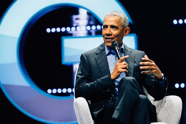 Barack Obama begeistert Deutschland beim GEDANKENtanken World Leadership Summit