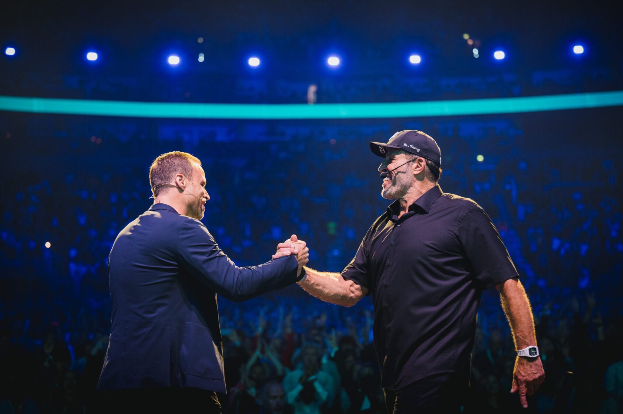 Tony Robbins und Alexander Müller